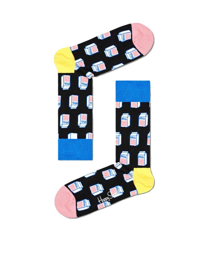 HAPPY SOCKS Milk Sock Black