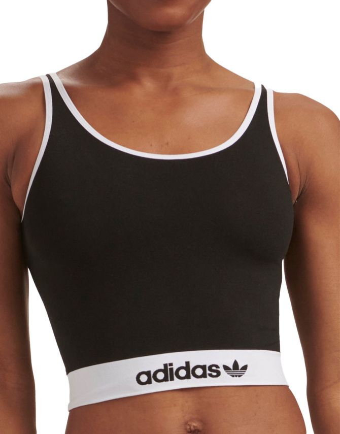 ADIDAS Originals Ribbed Modern Flex Brami Underwear Black