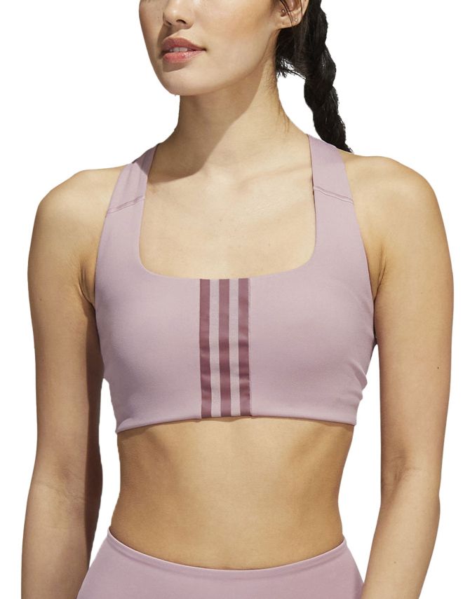 ADIDAS Aeroready Middle-Support Bra Purple