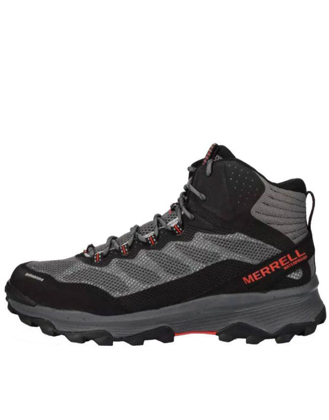 MERRELL Speed Strike Mid Waterproof Shoes Grey/Black