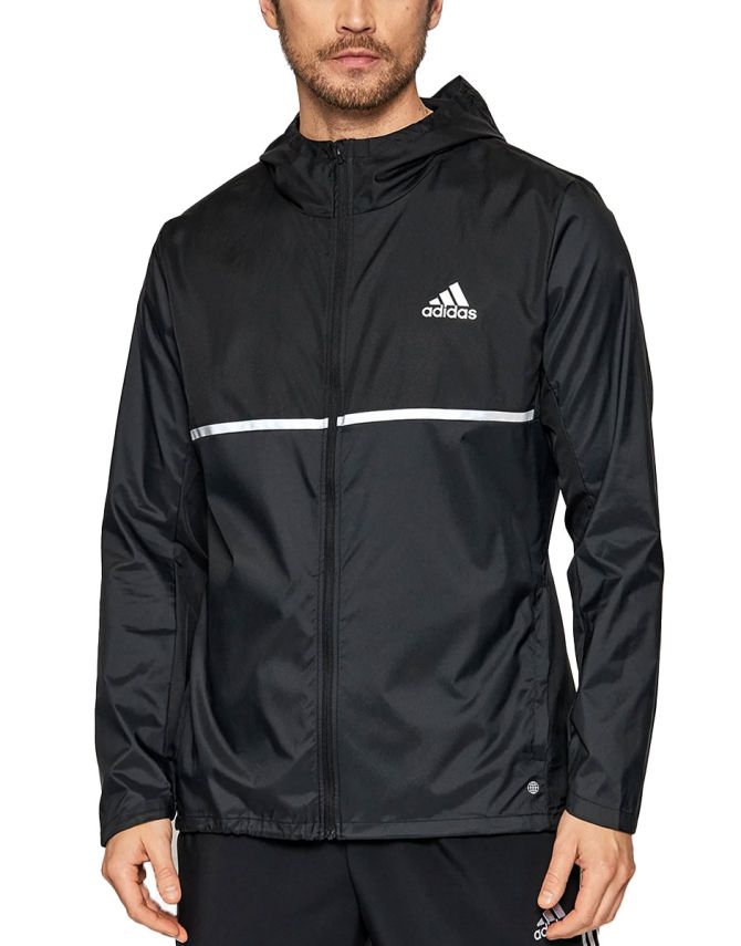 ADIDAS Performance Own The Run Hooded Jacket Black