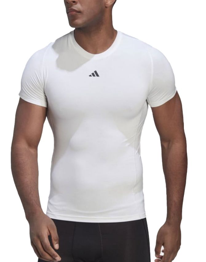 ADIDAS Techfit Training Tee White