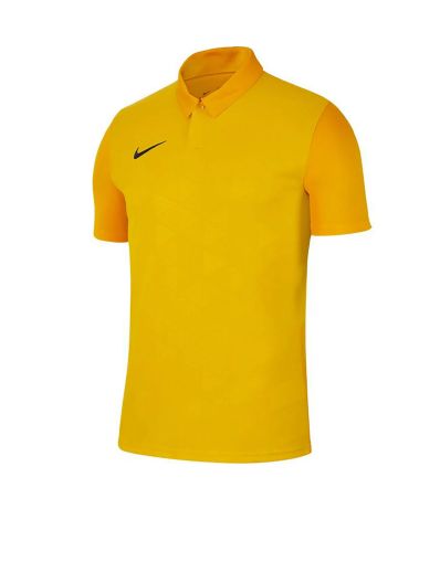 NIKE Trophi IV Short Sleeve Polo Yellow