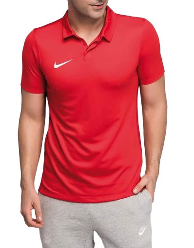 NIKE Dry Academy 18 Short Sleeve Polo Red