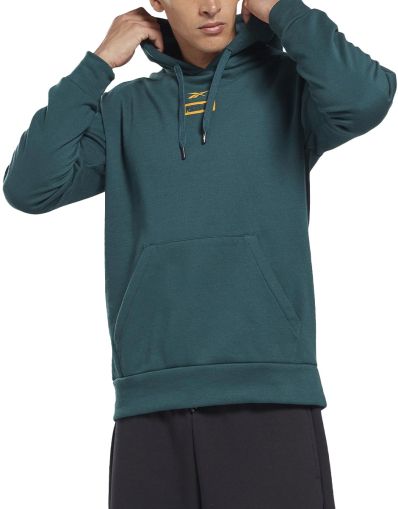 REEBOK Identity Thermowarm+Graphene Cotton Hoodie Green