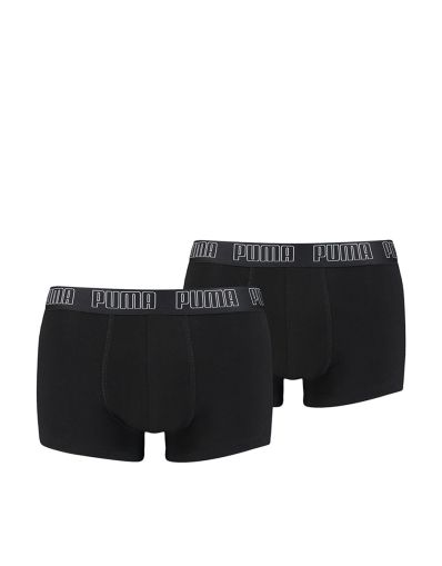 PUMA 2-Packs Basic Logo Boxers Black