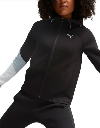 PUMA Evostripe Full-Zip Hoodie Black/White