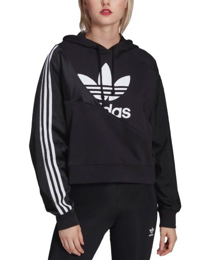 ADIDAS Adicolor Split Trefoil Hoodie Black