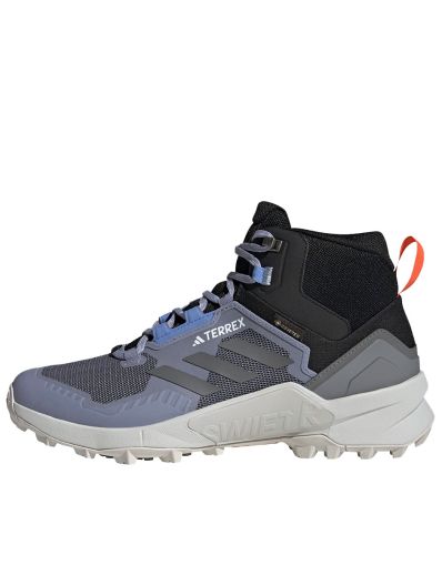 ADIDAS Terrex Swift R3 Mid Gore-Tex Hiking Shoes Grey/Black/Blue