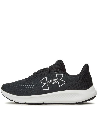 UNDER ARMOUR Charged Pursuit 3 Big Logo Running Shoes Black/White