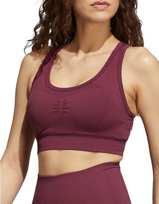 ADIDAS Studio Bra Burgundy