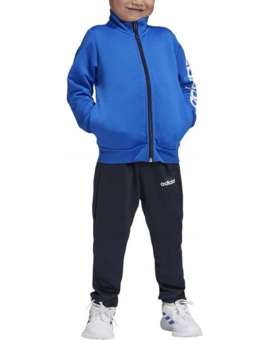 ADIDAS Sportswear Linear Logo Pes Tracksuit Blue