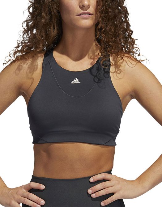 ADIDAS Medium-Support High-Neck Yoga Bra Black