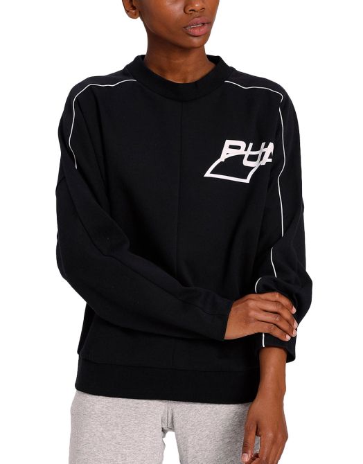 PUMA Evide Crew Blouse Black