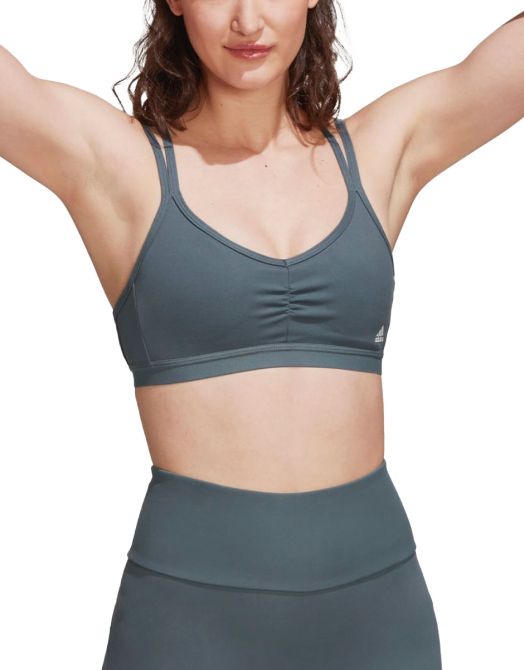 ADIDAS Yoga Essentials Light-Support Bra Grey