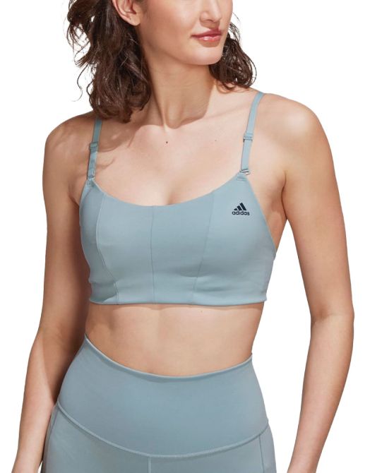 ADIDAS Yoga Studio Light-Support Bra Grey