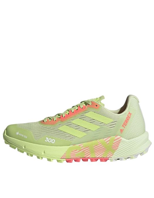 ADIDAS Terrex Agravic Flow 2 Gore-Tex Trail Running Shoes Lime