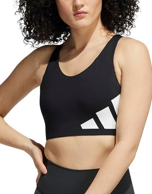 ADIDAS Ultimate High-Support Logo Bra Black