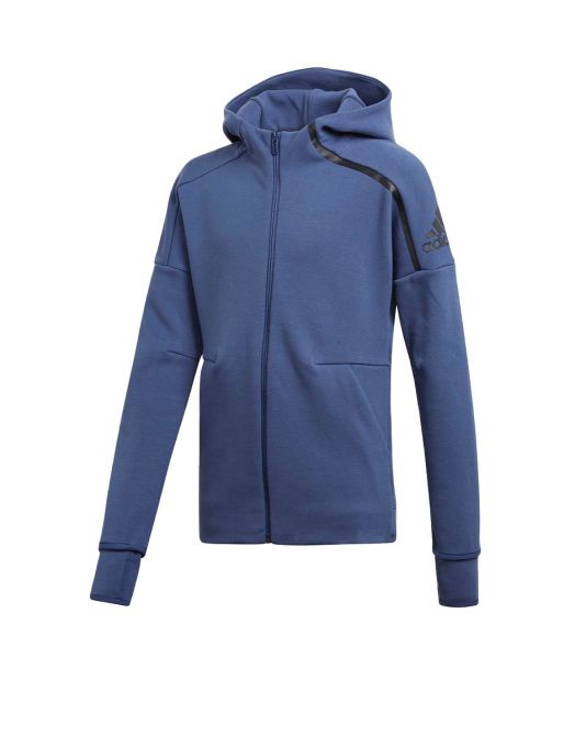 ADIDAS Z.N.E. 2 Training Full-Zip Hoodie Blue