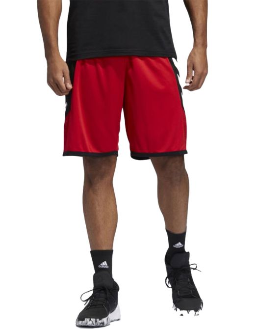 ADIDAS Pro Madness Woven Basketball Shorts Red