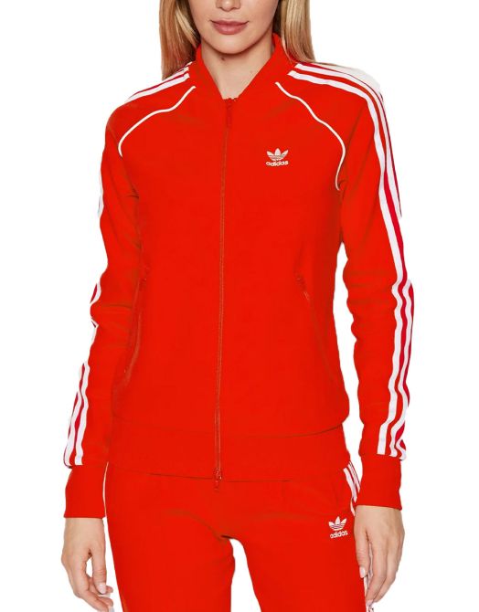 ADIDAS Originals Primeblue Full-Zip Track Top Red