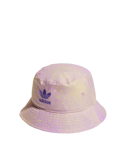 ADIDAS Originals Bucket Hat Purple/Yellow