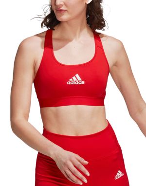 ADIDAS Powerreact Training Medium-Support Bra Red