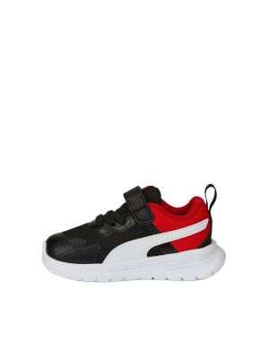 PUMA Evolve Run Mesh Alternative Closure Shoes Black/Red Inf