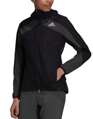 ADIDAS Adizero Marathon Running Jacket Black/Grey