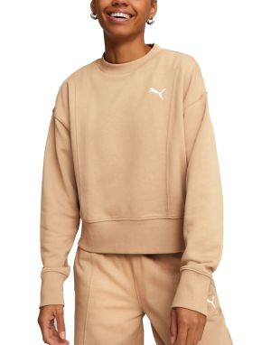 PUMA Her Crew Sweatshirt Beige