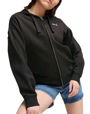 PUMA Her Full-Zip Hoodie Black W