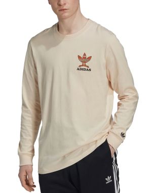 ADIDAS Graphic Fun Long Sleeve Tee Beige