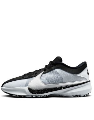 NIKE Zoom Freak 5 Basketball Shoes White/Black